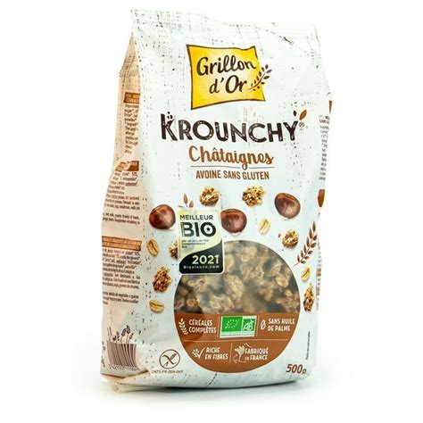 Krounchy châtaigne 500g Bio sans gluten