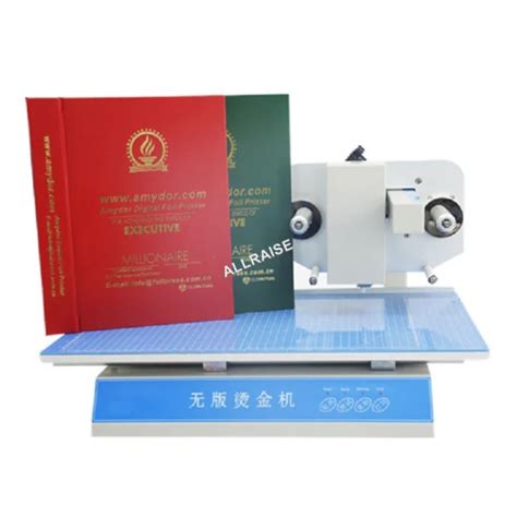 Digital Hot Stamping Foil Printing Machine Foil Printer Automatic Book Edge Gold Hot Foil