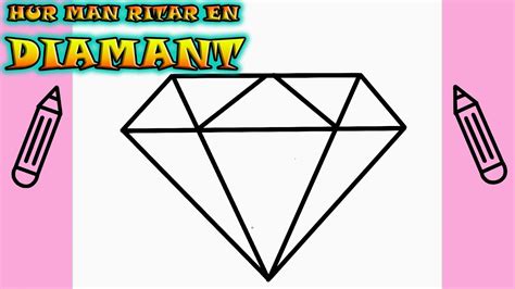 Hur Man Ritar En Diamant Rita Det Sj Lv L R Dig Att Rita Enkelt