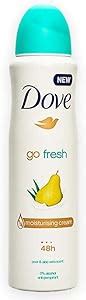 Dove Lot de 3 déodorants en spray pour femme Go Fresh Poire Aloe