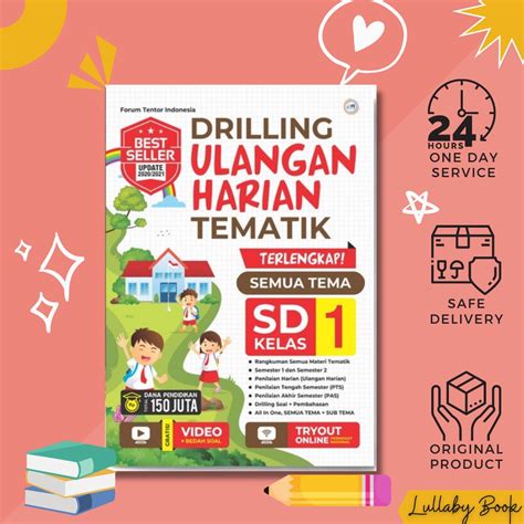 Jual BUKU KELAS 1 SD DRILLING ULANGAN HARIAN TEMATIK KELAS 1 Shopee