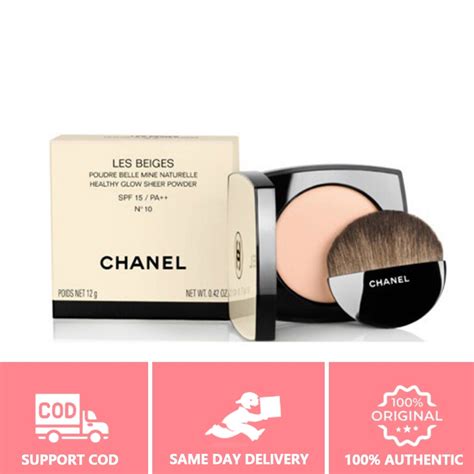 Chanel Les Beiges Health Glow Sheer Glow Powder 12g Shopee Singapore