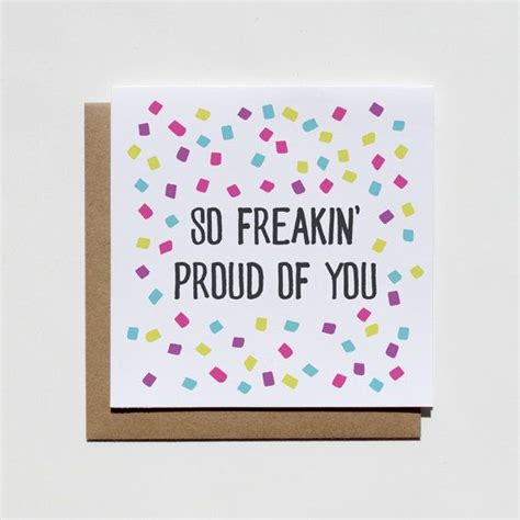 Proud Of You Greeting Card Card For Friend By Shopmadz On Etsy Graduation Cards Handmade