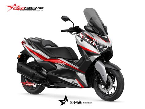 Modifikasi Striping Yamaha Xmax 250 livery Squad - MOTOBLAST