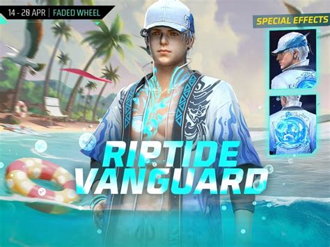 Free Fire Max Faded Wheel April How To Get Riptide Vanguard