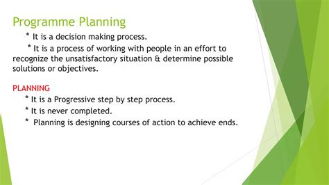 Theories Of Programme Planning Arunkumar R Annamalai University PPT