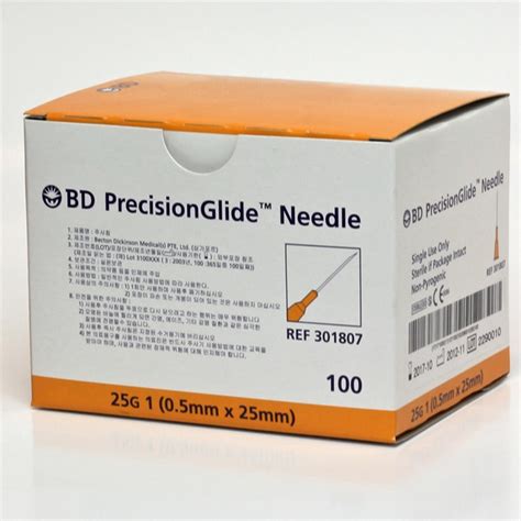 Needles Bd 25g X 25mm Sss Australia Sss Australia Medical