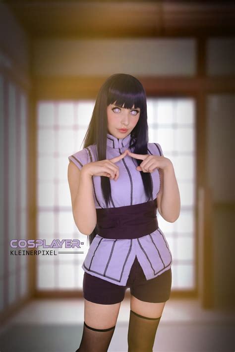 Kleinerpixel Hinata Hyuga Cosplay Naruto ヒナタうずまき ナルト Hinata Cosplay