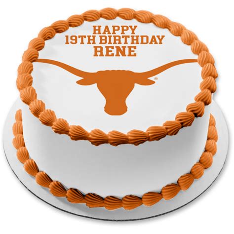 Texas Longhorn Cake Texas Cake Texas Longhorns Logo Happy Th