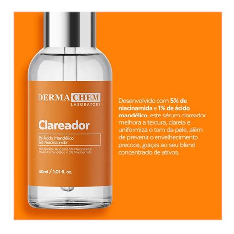 Serum Clareador Dermachem É Bom - Dermachem - Serum Efeito Clareador Hipoalergenico 06720 - 12 und (Val ...