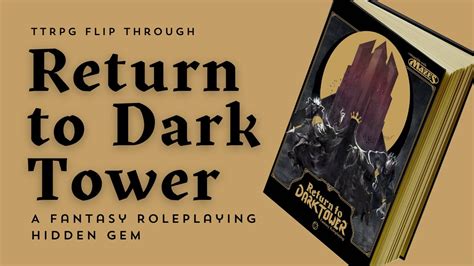 Ttrpg Flip Through Return To Dark Tower Fantasy Roleplaying Tabletop