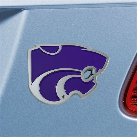 Kansas State University Purple Color Emblem - Auto Accessories