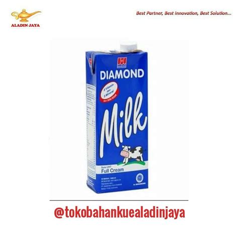 Jual Diamond Susu Uht Full Cream 1 Liter Shopee Indonesia