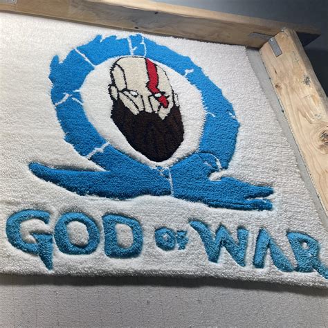 God Of War Rug Final Gow Custom Rug Handmade Godofwarragnarok R