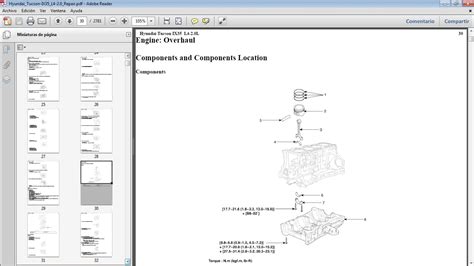 Manuales De Taller De Hyundai Manual De Taller De Hyundai Tucson Ix35 4 Cil 2 0l