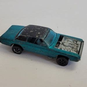 Hot Wheels Redline Custom T Bird Aqua Hong Kong Original Red Line Etsy