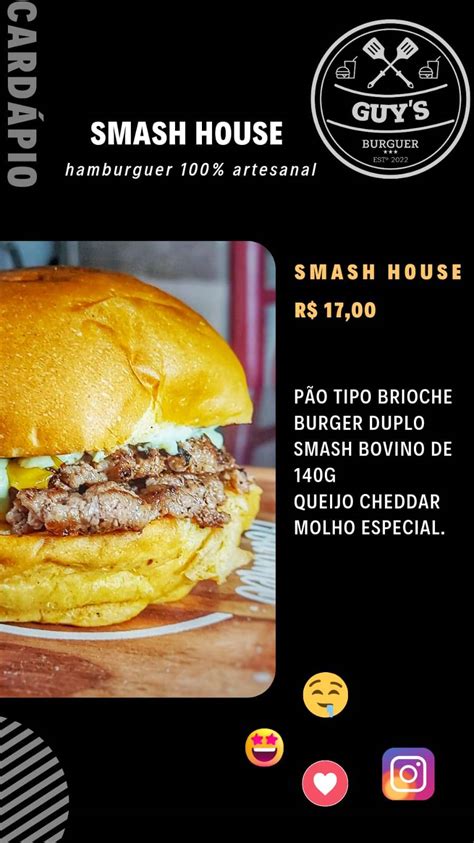 Menu Em Guys Burguer Restaurante Acara