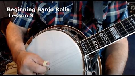 Beginning Bluegrass Banjo Lesson 3 Forward Roll Youtube