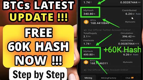 Satoshi Btcs K Free Hash New Update Mine Btcs Faster Mainnet