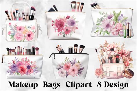 Makeup Bags Clipart Graphic by clipart · Creative Fabrica