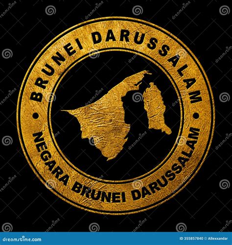 Brunei Darussalam Map Icon Royalty Free Illustration Cartoondealer