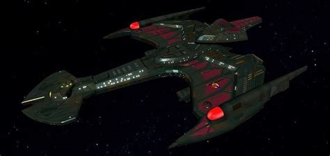 3d Model Star Trek Klingon Negh Var Class Vr Ar Low Poly Cgtrader