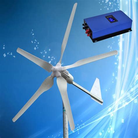 Low Start Wind Speed 1000W 48V Wind Generator With 5PCS Blades 1000W