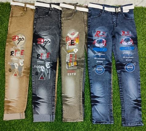 Denim Stretchable Kids Jeans Designs Size 32x40 At Rs 195piece In