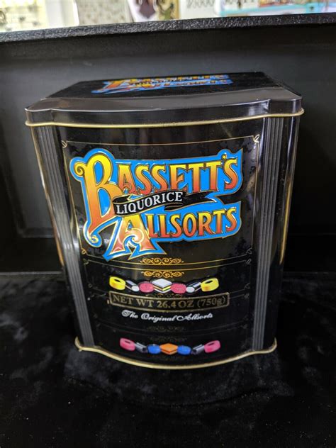 Vintage Bassett S Liquorice The Original Allsorts Advertisement Tin Ebay