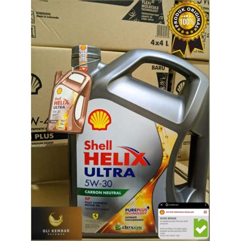 Jual Oli Shell Helix Ultra W Full Synthetic Liter Original