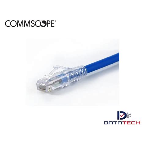 Patch Cord Utp Rj Cm Cat De M Color Azul Npc Uvdb Bl F Commscope