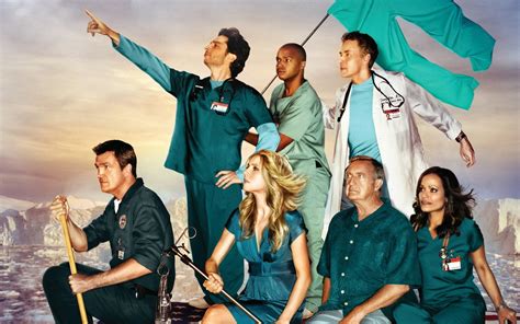 Scrubs Cast Hd Wallpaper Background Image 1920x1200 Id 605848 Wallpaper Abyss