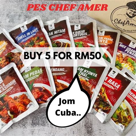 Pes Masakan Sedap By Chef Amer Asam Pedas Rendang Briyani Ikan