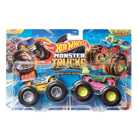 Набір автомоделей Hot Wheels Monster Trucks Позашляховики Haul Y all vs Roder Dodger FYJ64
