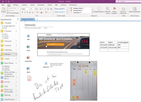 OneNote Inhalte erstellen und einfügen Schritt für Schritt