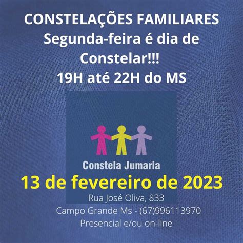 A partir de fevereiro Curso de Formação em Constelações Familiares