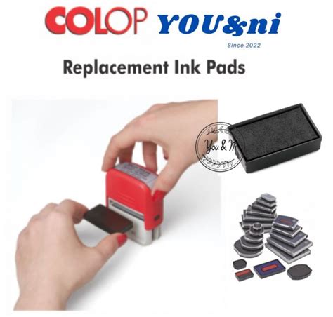 Original Colop Replacement Ink Pad Round Shape Stamp Pad Model