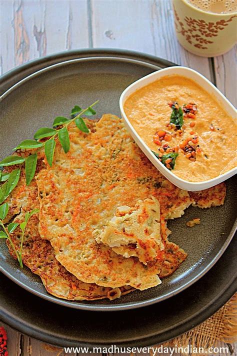 Instant Jowar Flour Uttapam Madhu S Everyday Indian