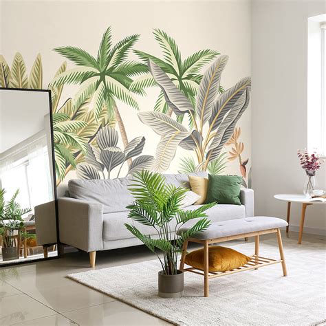 Tropical Palm Trees Large By Origin Murals Natural Mural