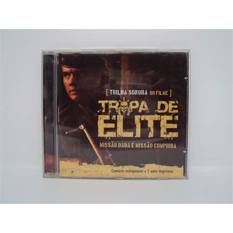 CD TRILHA SONORA DO FILME TROPA DE ELITE MISSAO DADA E MISSAO