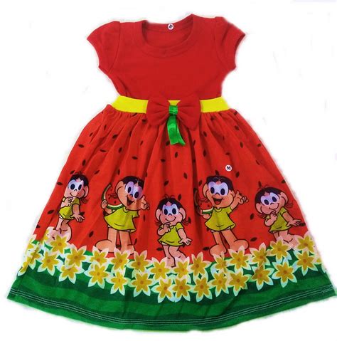 Vestido Infantil M Nica E Magali Elo Produtos Especiais