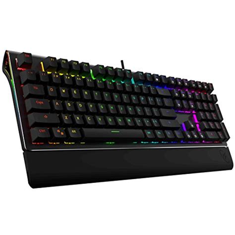 ROSEWILL Mechanical Gaming Keyboard, RGB Backlit Clicky Computer Mechanical Keyboard for PC ...