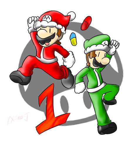 Smash Advent no. 1: Mario and Luigi :Lineart: by Xero-J on DeviantArt