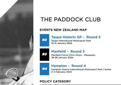 PADDOCK CLUB : simplebooklet.com