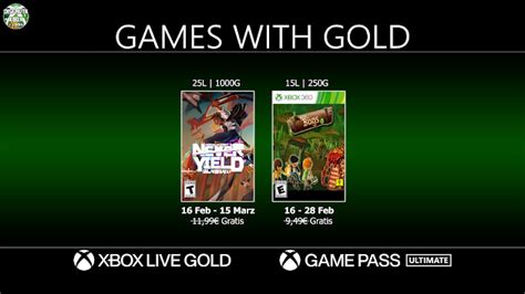 Ya Disponible La Segunda Quincena De Juegos Con Gold Febrero Gwg