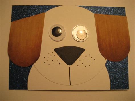 Dog Googly Eyes Punch Art Googly Eyes Cards