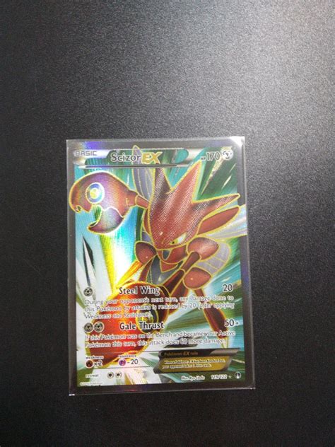 Pokemon Tcg Scizor Ex Full Art Ultra Rare Xy Breakpoint Hobbies