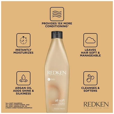 Redken All Soft Shampoo 300 Ml U