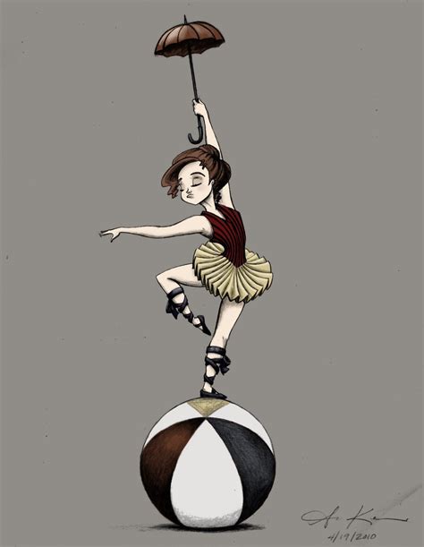 Circus Illustration Whimsical Art Circus Art