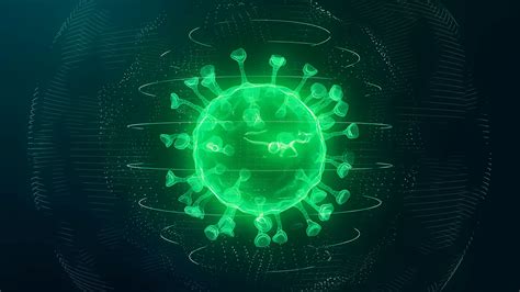 Realistic Novel Coronavirus Ncov In Stock Motion Graphics Sbv